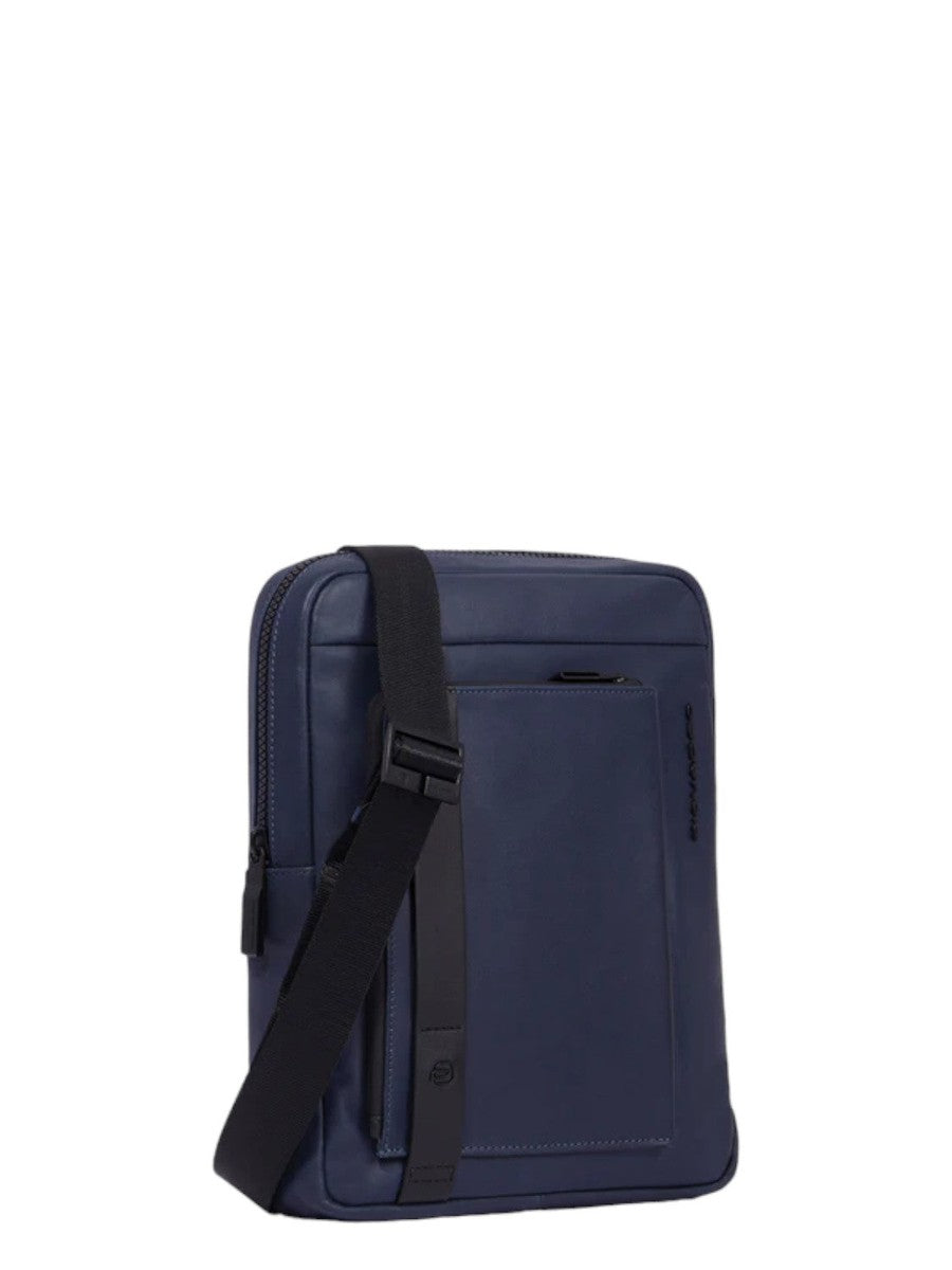 Borsello Uomo Tracolla Con Scomparto Tablet Fino A 11 Pollici - Tasca RFID, Nero, Medio - Foto 6