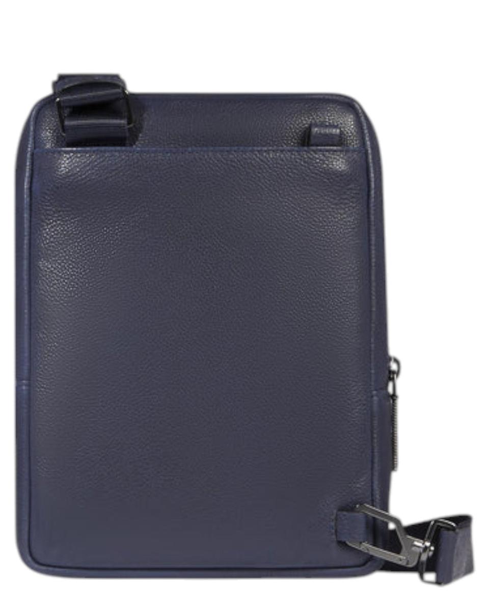 Piquadro Men's Leather Shoulder Bag with RFID Protection and iPad® Mini  Holder