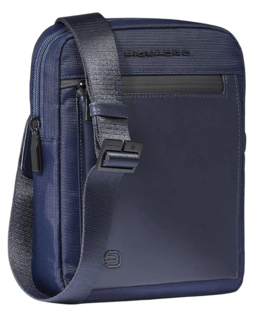 Men's iPad® Mini Bag in Recycled Fabric and Leather – Functional
