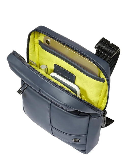 Heren Piquadro schoudertas voor iPad Mini en RFID