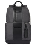 Zaino Porta PC 14" e iPad® in Tessuto Riciclato e Pelle-Piquadro-Zaini-Vittorio Citro Boutique