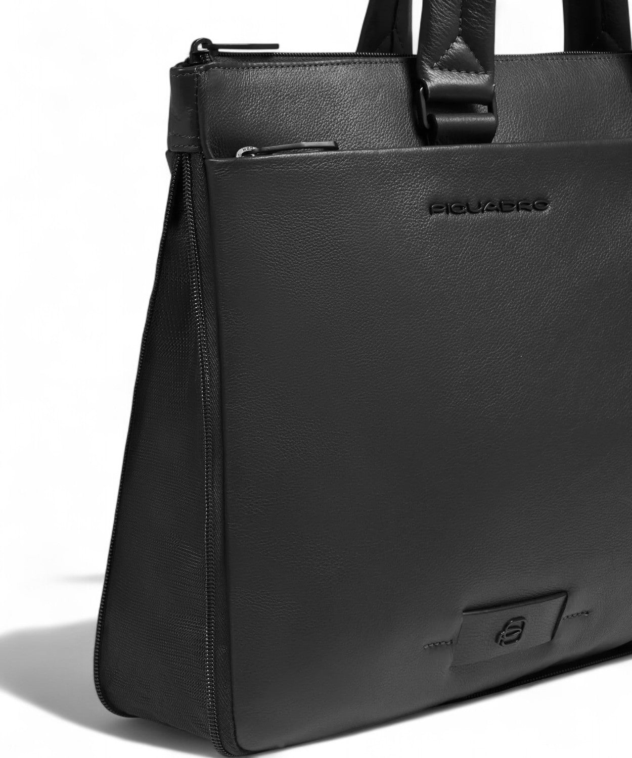 Borsa Porta PC 15,6" in Pelle con Tracolla e Sistema Shock Absorber-Piquadro-Borse da lavoro-Vittorio Citro Boutique