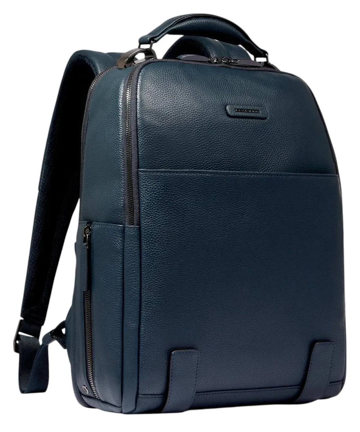 Zaino Uomo Porta PC 14" in Pelle con Protezione RFID e Cavo Antifurto-Piquadro-Zaini-Vittorio Citro Boutique