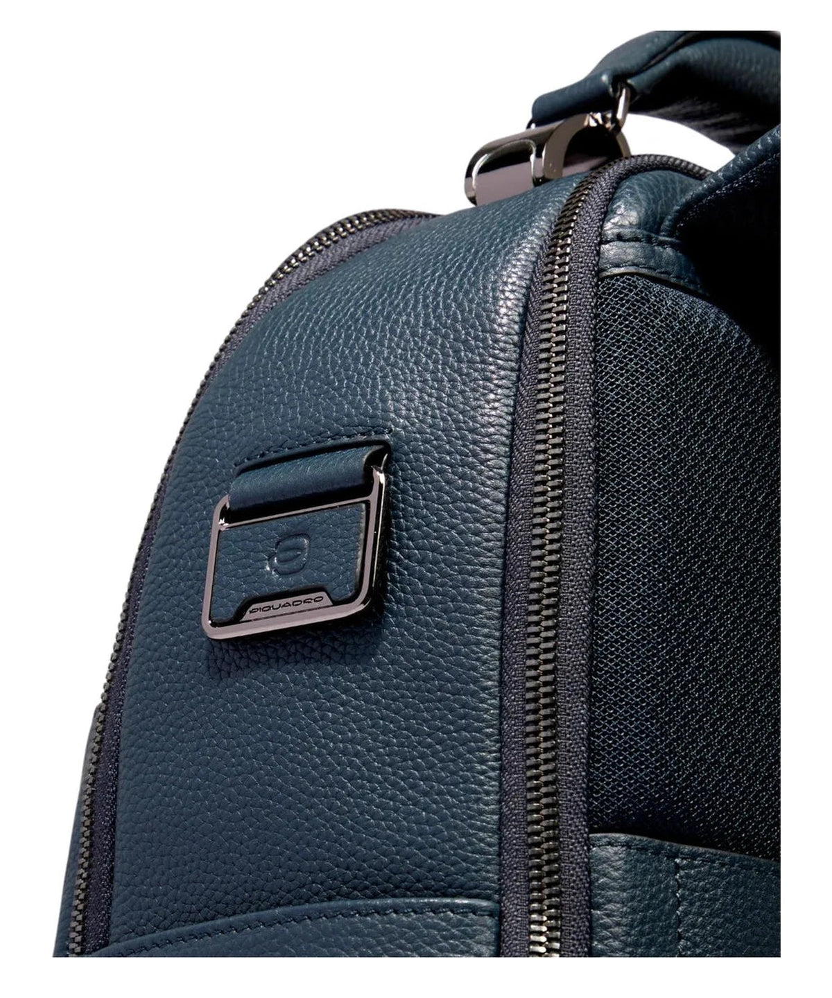 Zaino Uomo Porta PC 14" in Pelle con Protezione RFID e Cavo Antifurto-Piquadro-Zaini-Vittorio Citro Boutique