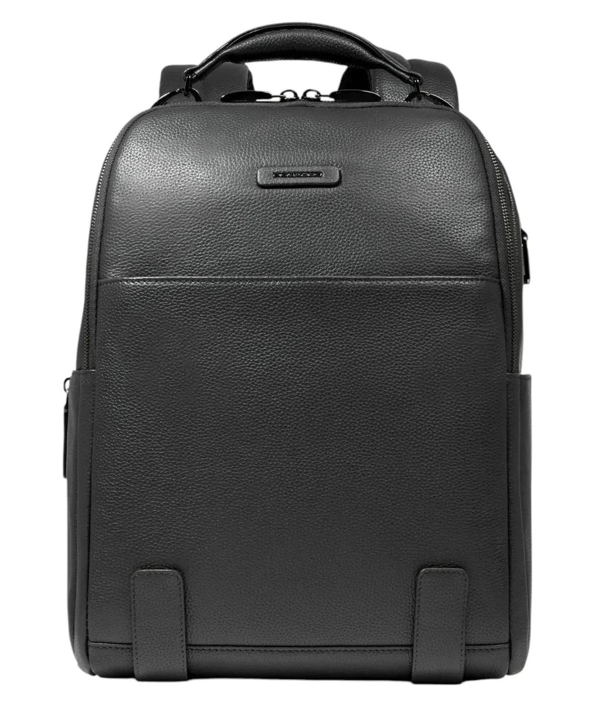 Zaino Uomo Porta PC 14" in Pelle con Protezione RFID e Cavo Antifurto-Piquadro-Zaini-Vittorio Citro Boutique