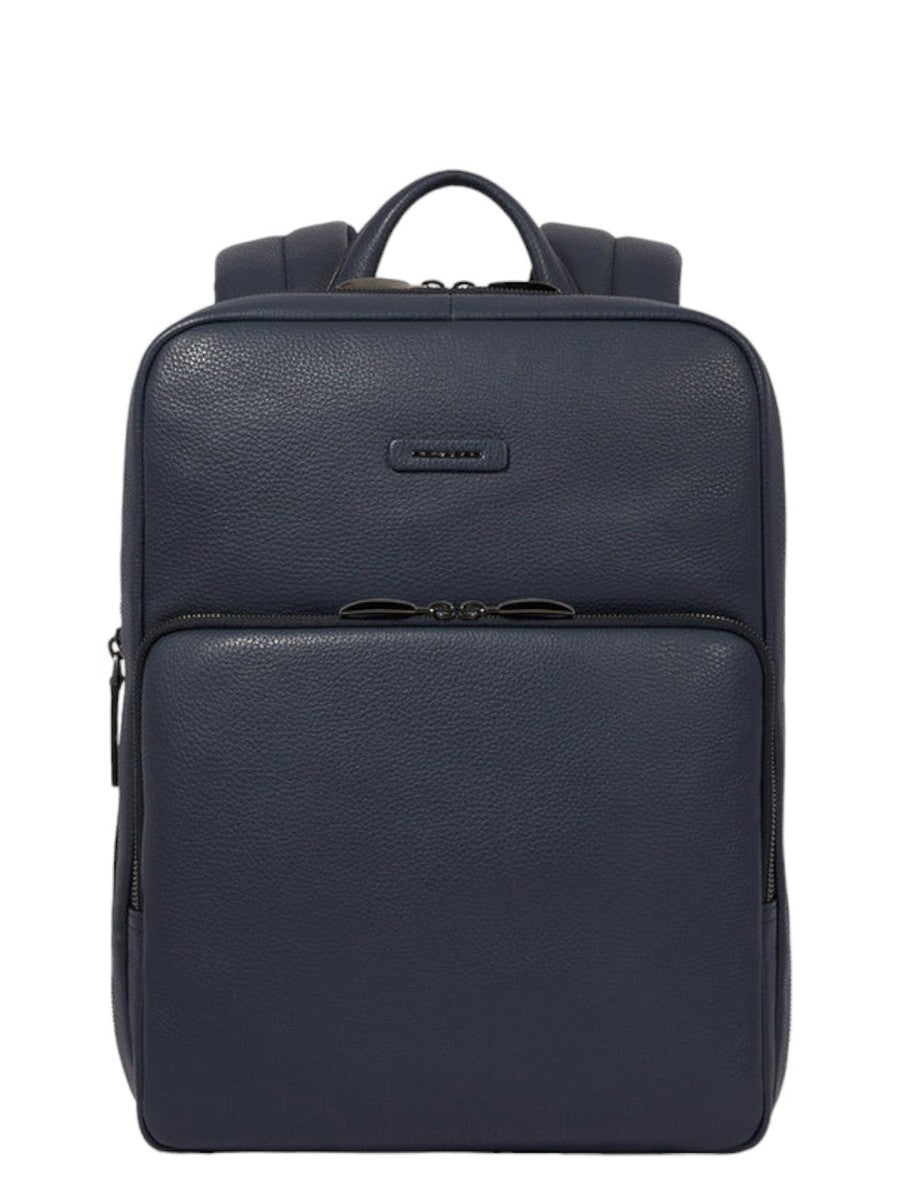 Zaino Slim in Pelle Nero-Zaini-Piquadro-Vittorio Citro Boutique