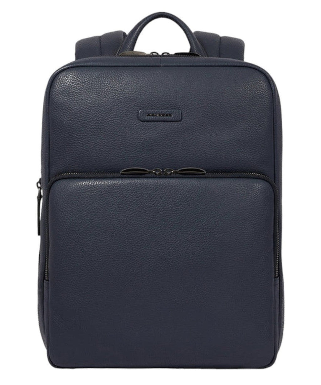 Zaino Slim in Pelle Nero-Zaini-Piquadro-Vittorio Citro Boutique