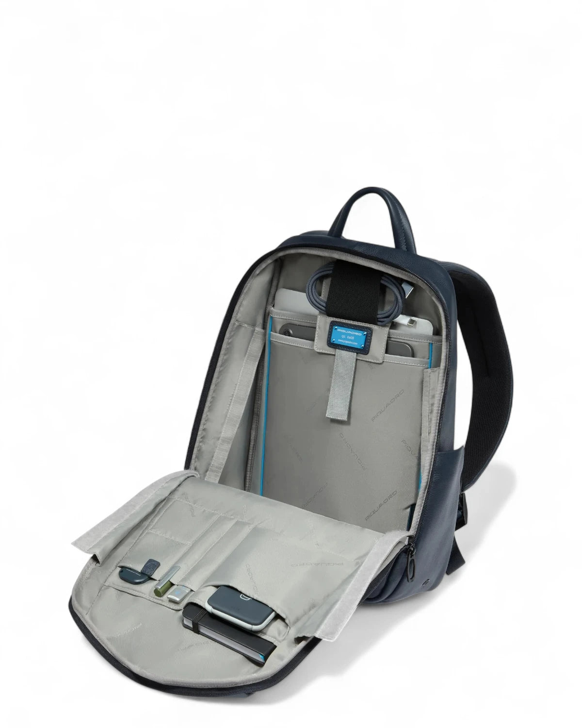 Zaino Uomo in Pelle Porta PC 13" con Sistema Antifurto-Zaini-Piquadro-Vittorio Citro Boutique