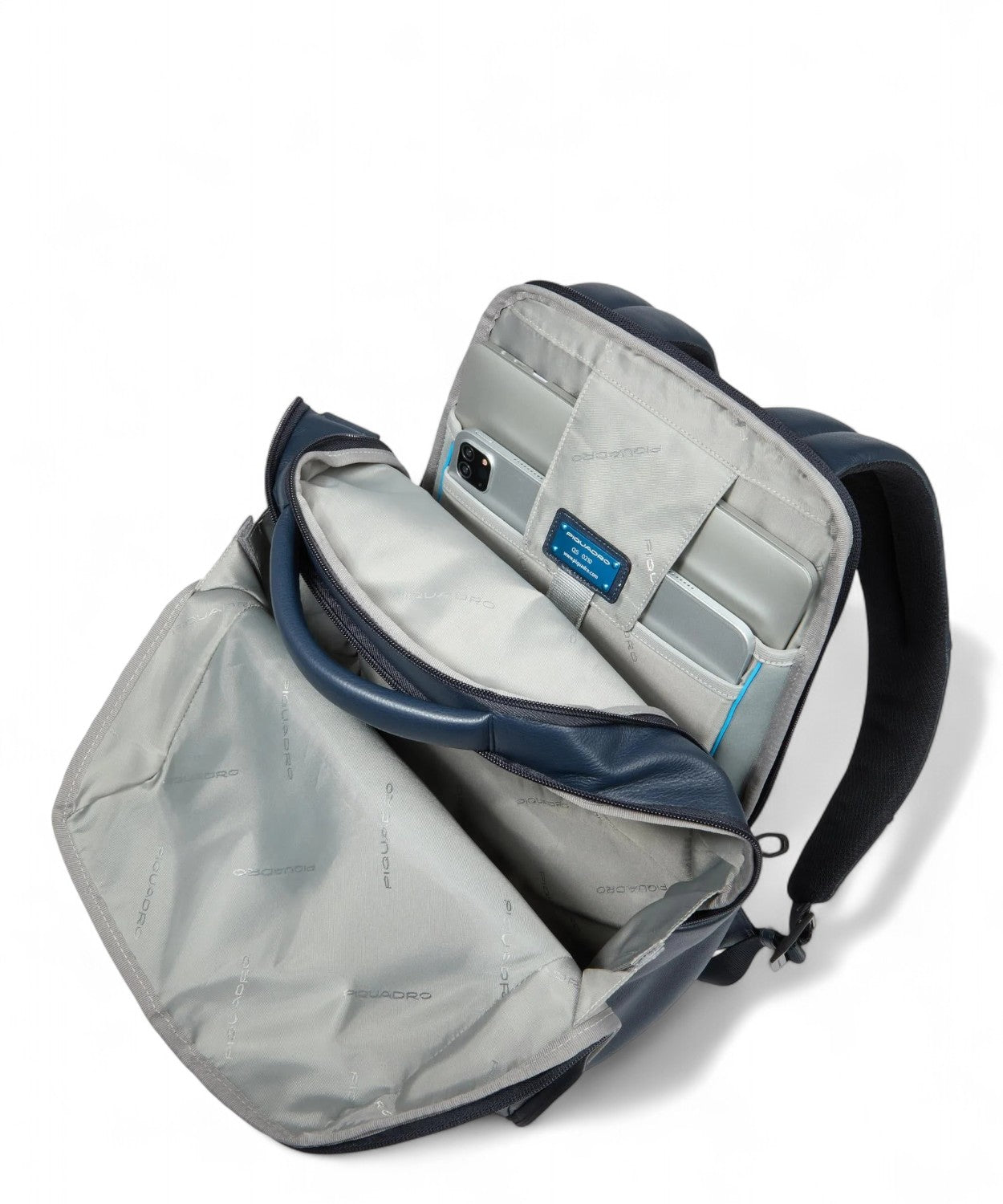 Zaino in Pelle Porta PC 14"-Piquadro-Zaini-Vittorio Citro Boutique