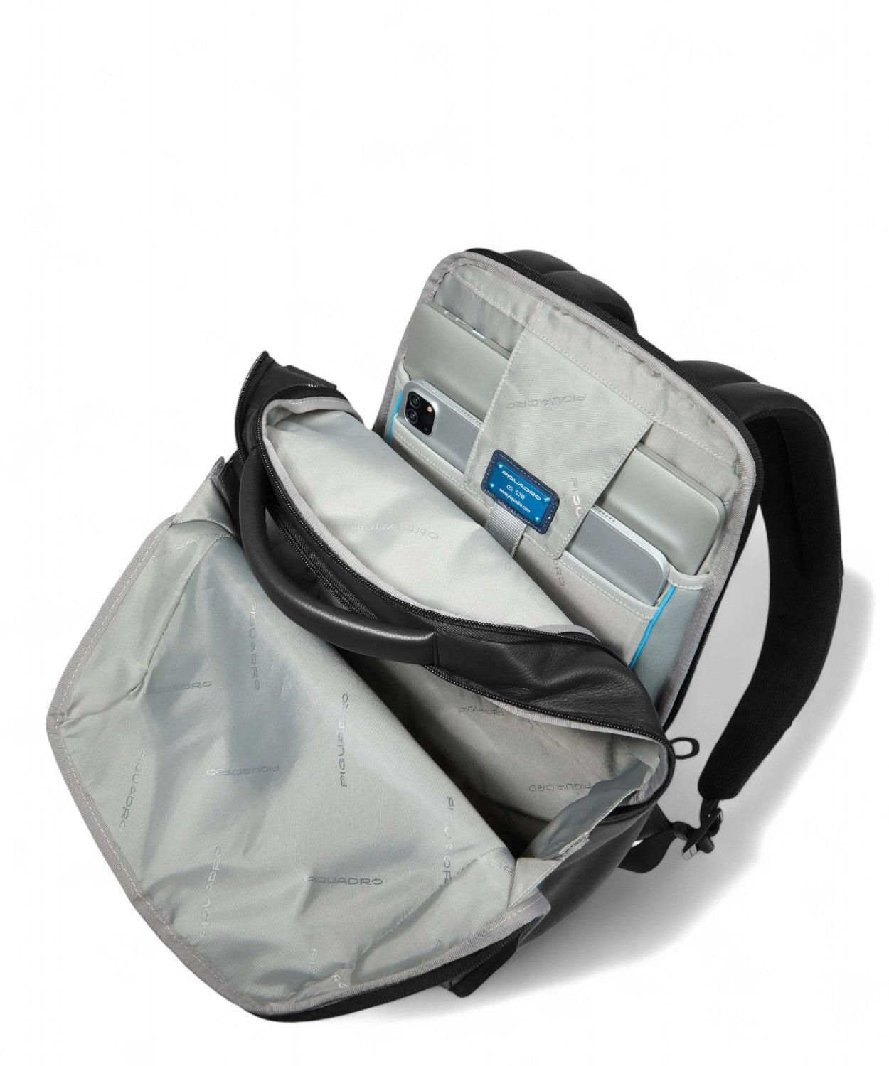 Zaino in Pelle Porta PC 14"-Piquadro-Zaini-Vittorio Citro Boutique