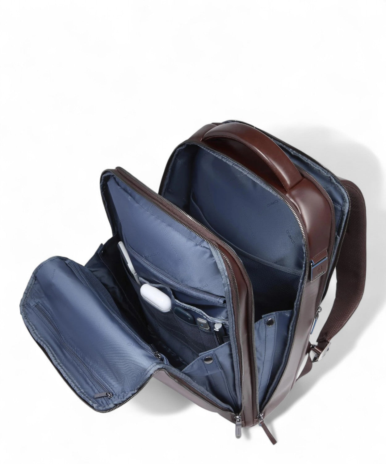 Zaino Uomo Fast-Check in Pelle Porta PC 15,6"-Piquadro-Zaini-Vittorio Citro Boutique