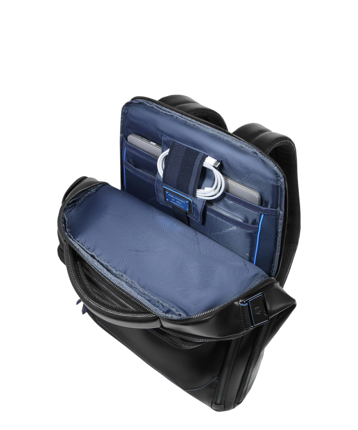 Zaino Uomo Fast-Check in Pelle Porta PC 15,6"-Zaini-Piquadro-Vittorio Citro Boutique