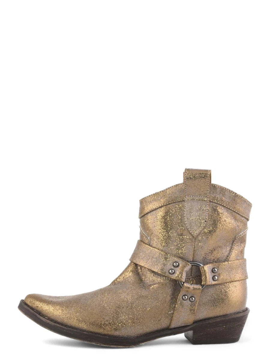 Texano in pelle laminata-Stivali-Coral Blue-Vittorio Citro Boutique