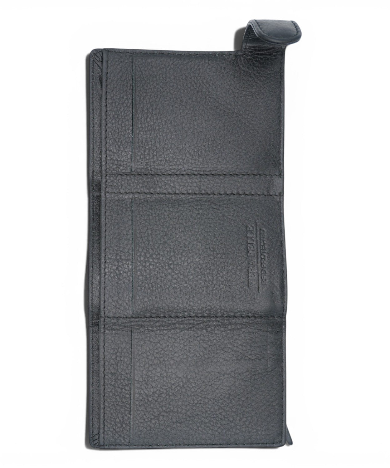Portafoglio Uomo VittorioCitro Pelle Nera con RFID