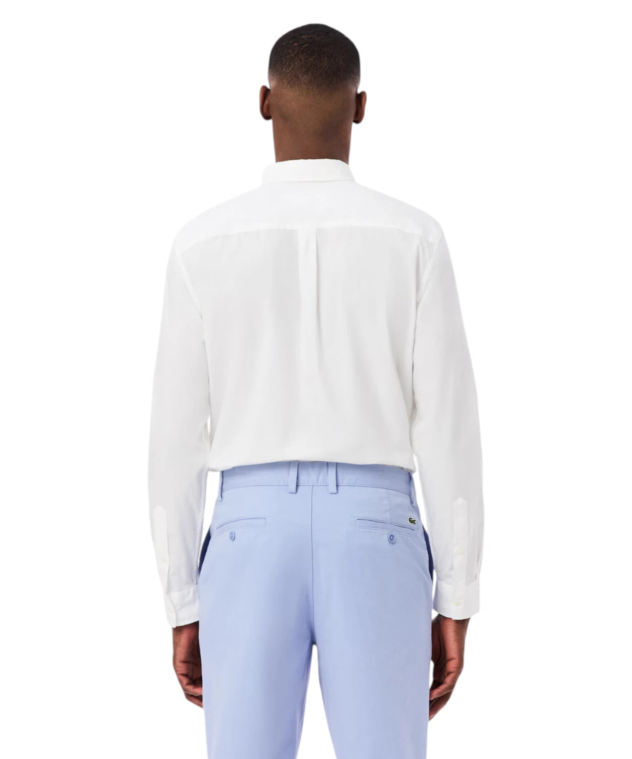 Camicia Uomo Lacoste Popeline Elasticizzato Con Logo