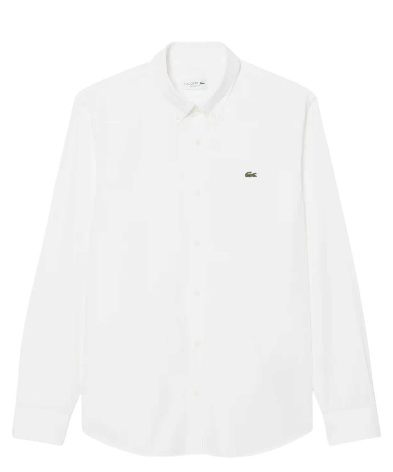 Camicia Uomo Lacoste Popeline Elasticizzato Con Logo
