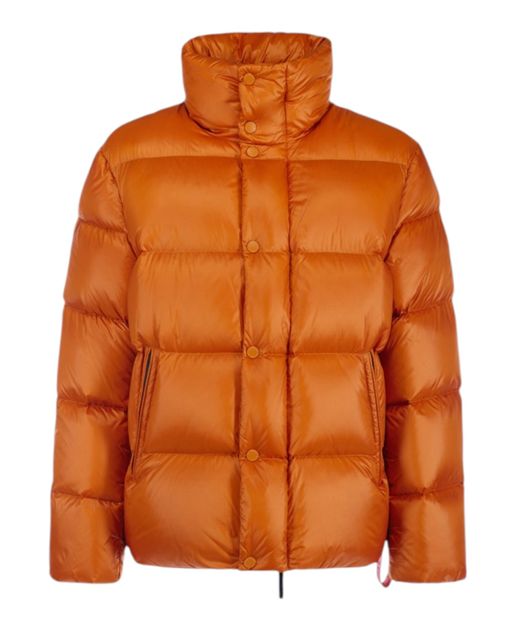 Herren-Daunenjacke After Label Chamonix aus ultraleichtem glänzendem Nylon