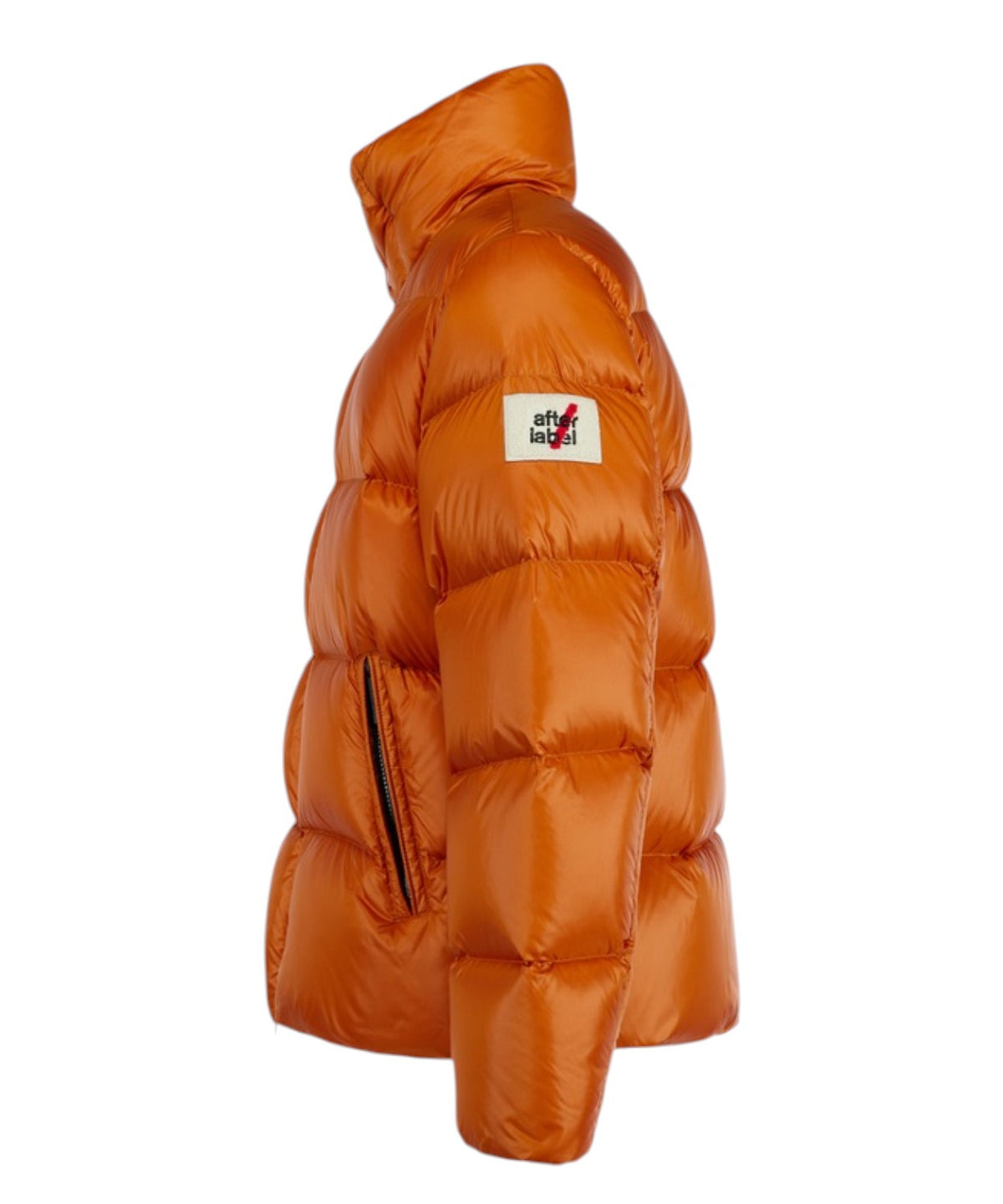 Herren-Daunenjacke After Label Chamonix aus ultraleichtem glänzendem Nylon