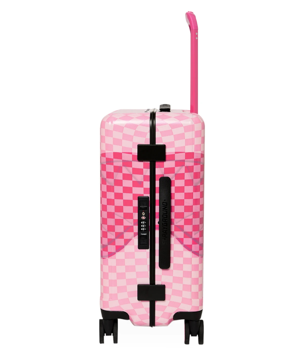 Trolley Cabina Sprayground Pink Sip Patch per Viaggi Brevi