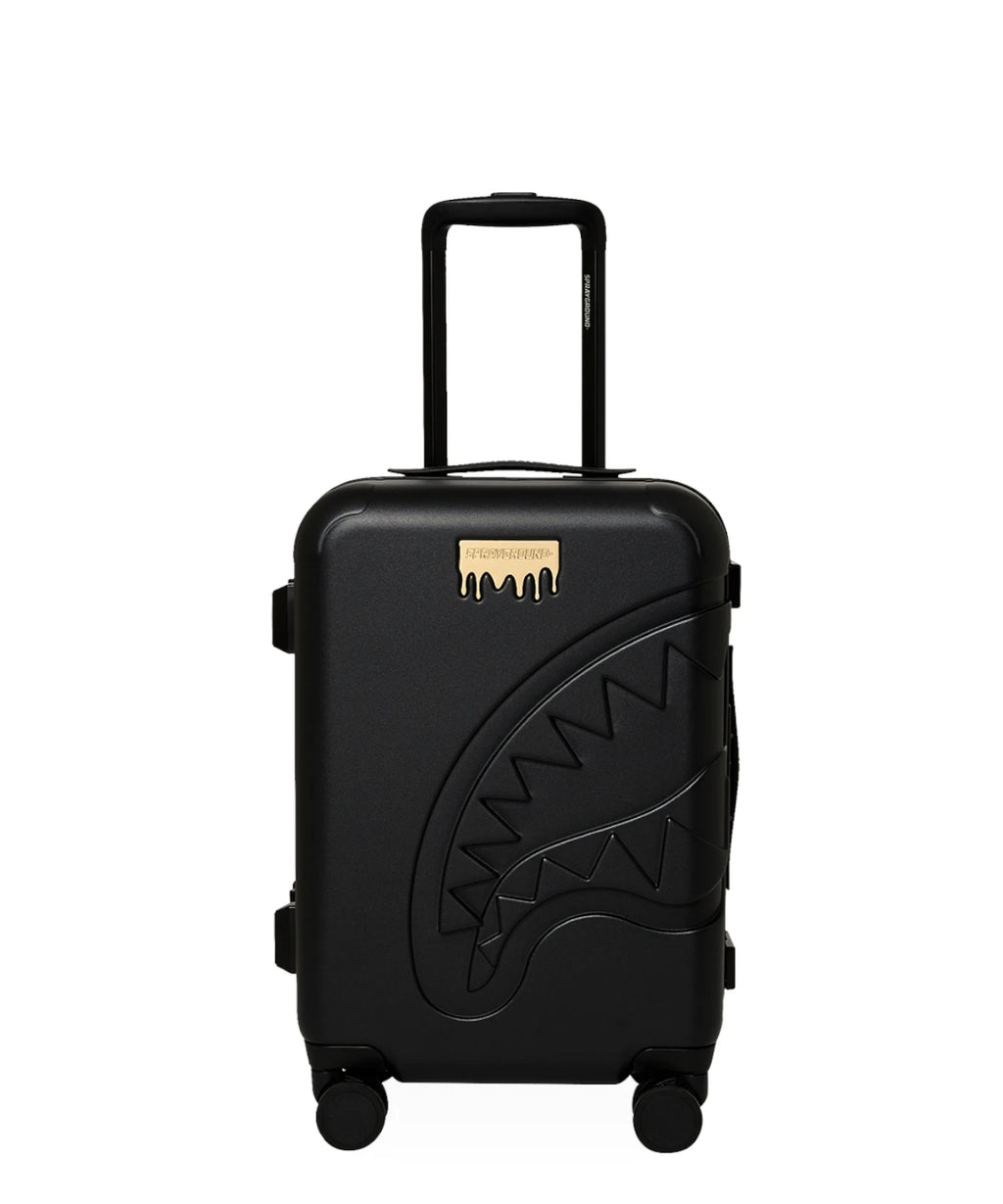 Sprayground Gold Brick Carry-On Luggage for Travel