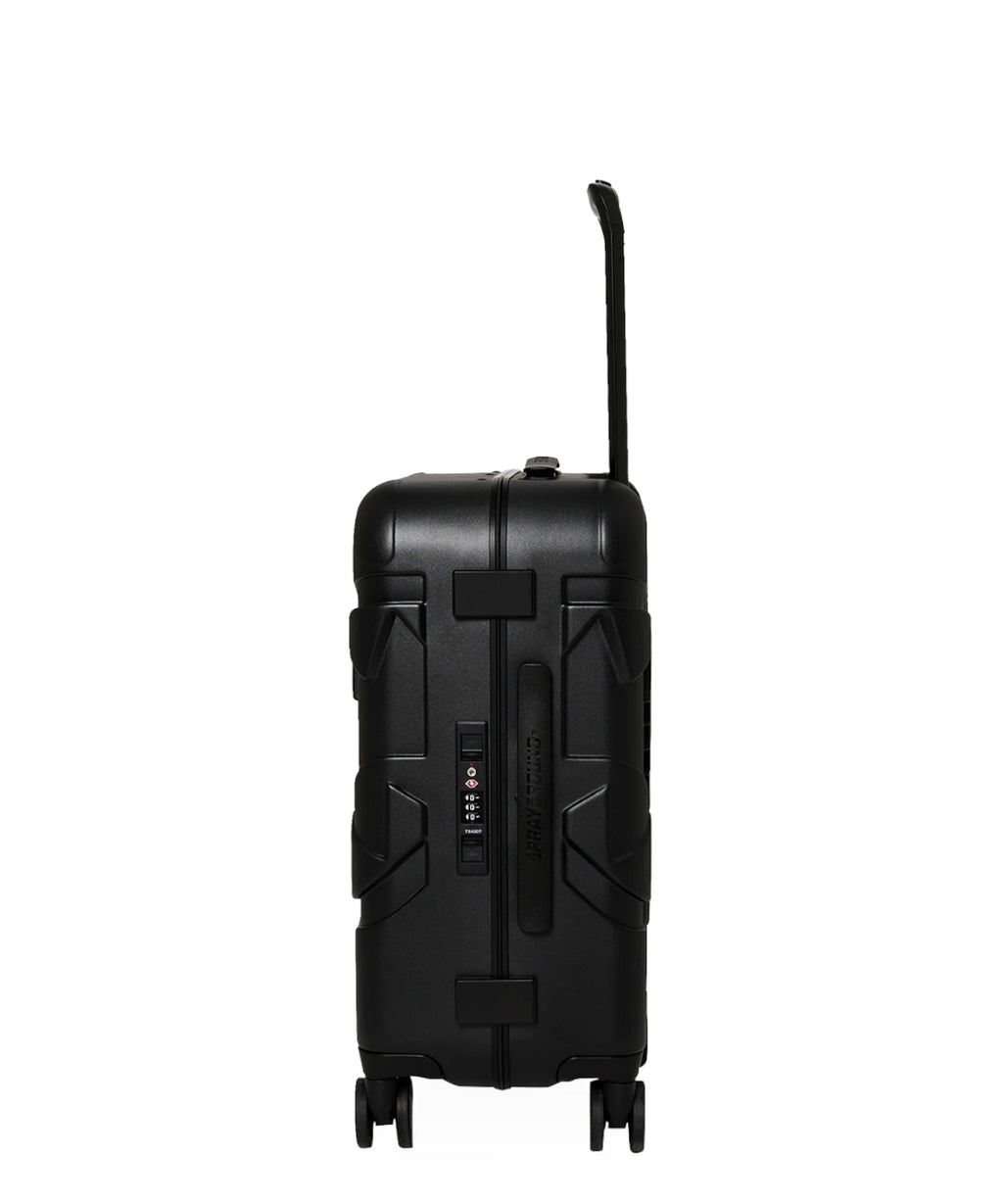 Sprayground Gold Brick Carry-On Luggage for Travel