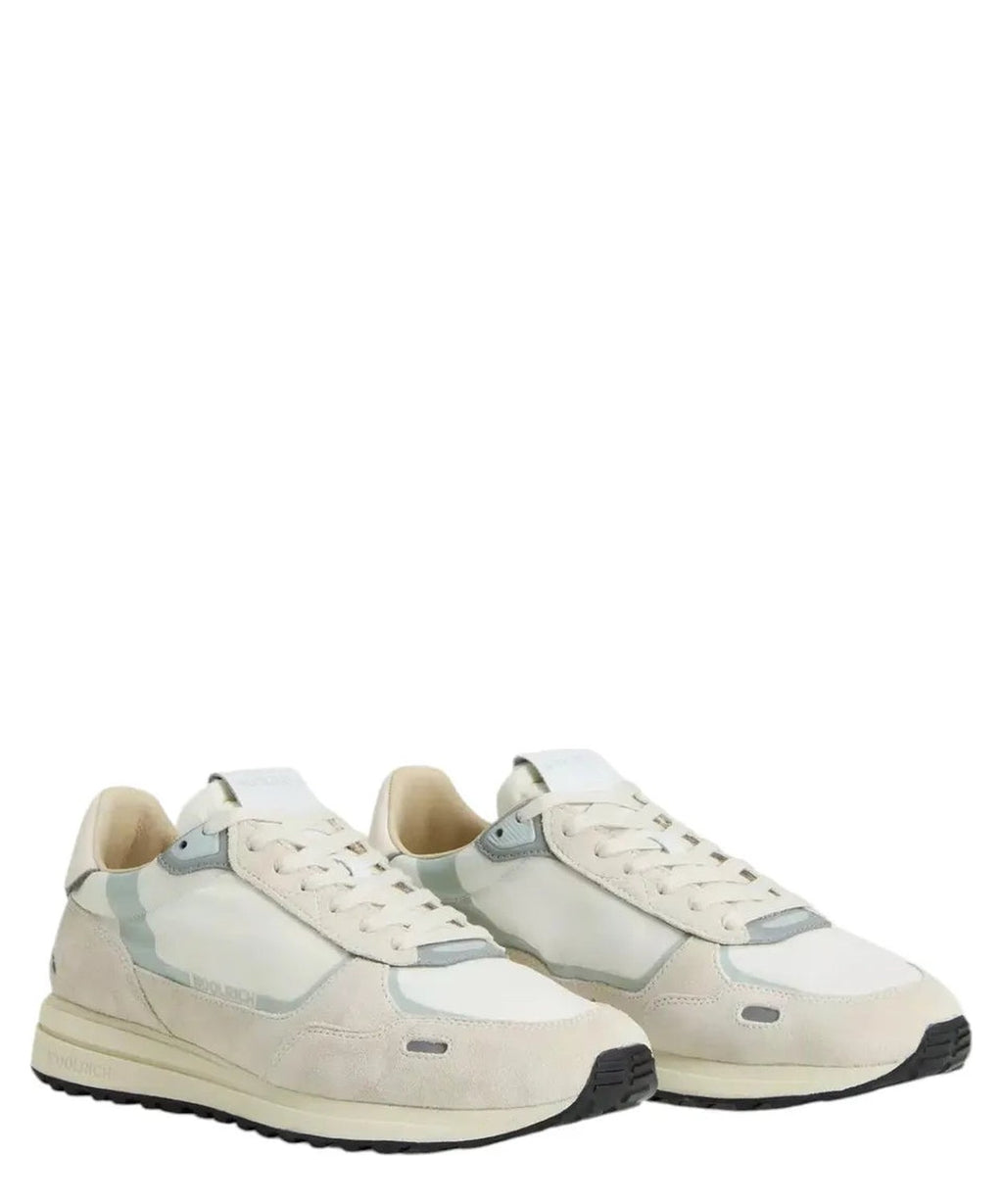 Sneakers Retro in Nylon con Dettagli in Pelle e Camoscio-Woolrich-Sneakers-Vittorio Citro Boutique