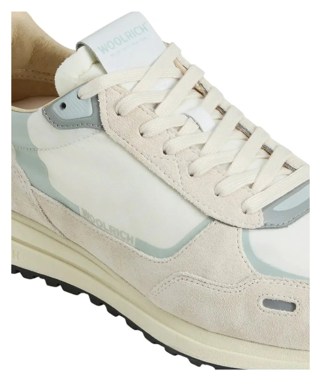 Sneakers Retro in Nylon con Dettagli in Pelle e Camoscio-Woolrich-Sneakers-Vittorio Citro Boutique
