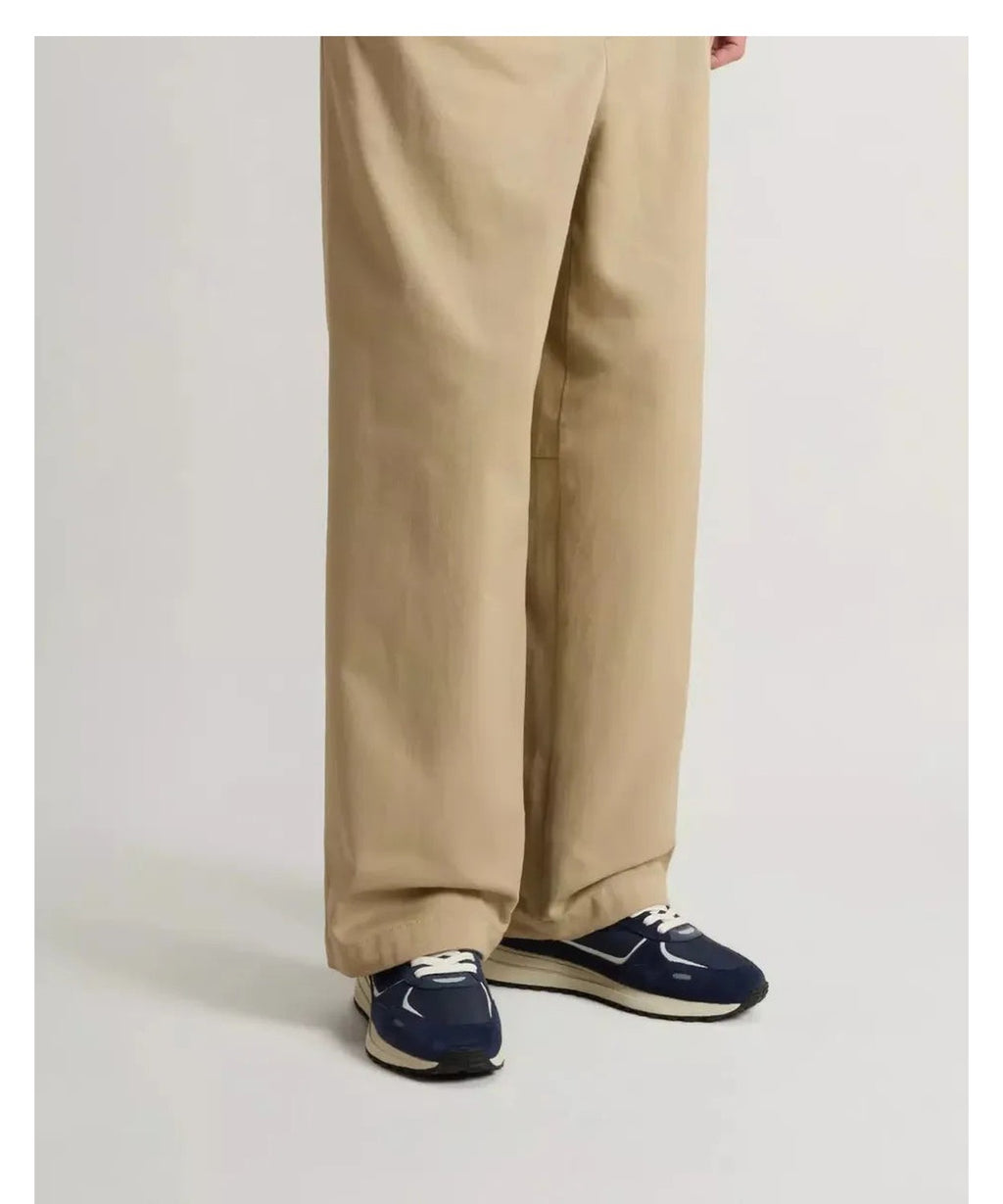 Sneakers Retro in Nylon con Dettagli in Pelle e Camoscio-Woolrich-Sneakers-Vittorio Citro Boutique