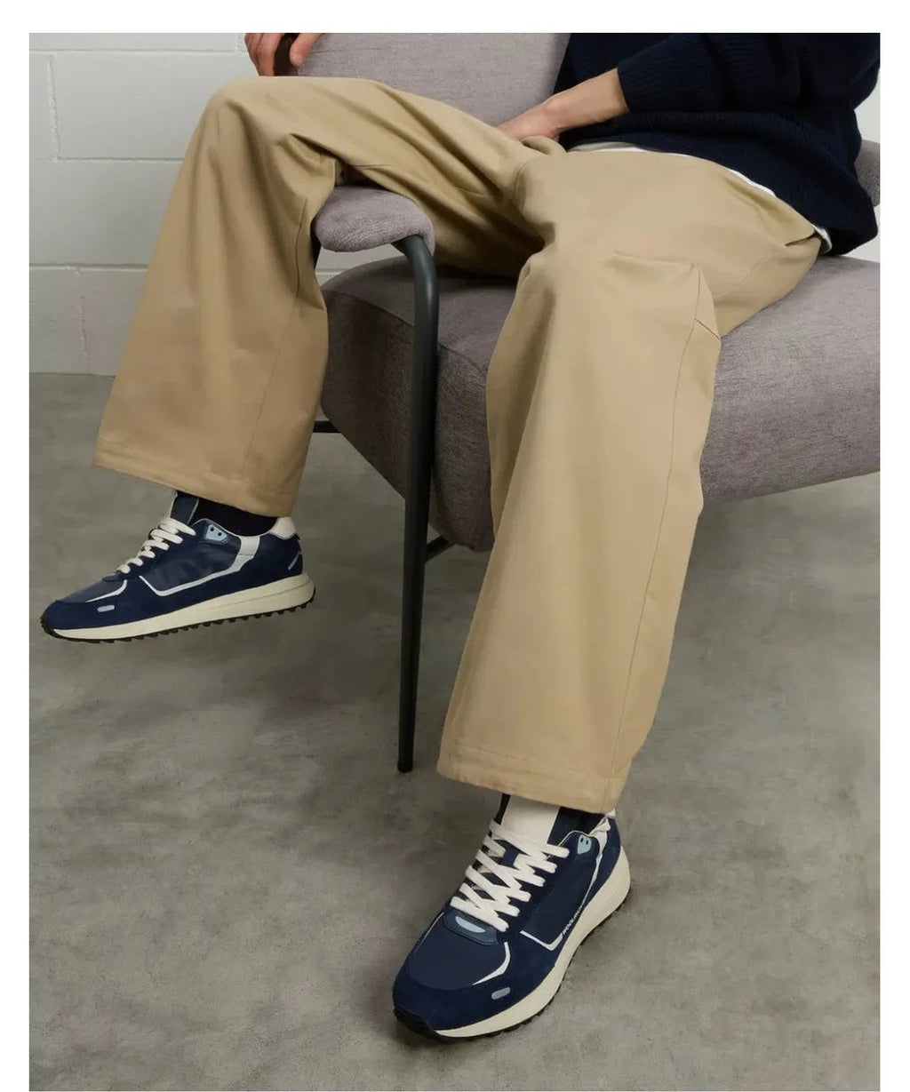 Sneakers Retro in Nylon con Dettagli in Pelle e Camoscio-Woolrich-Sneakers-Vittorio Citro Boutique