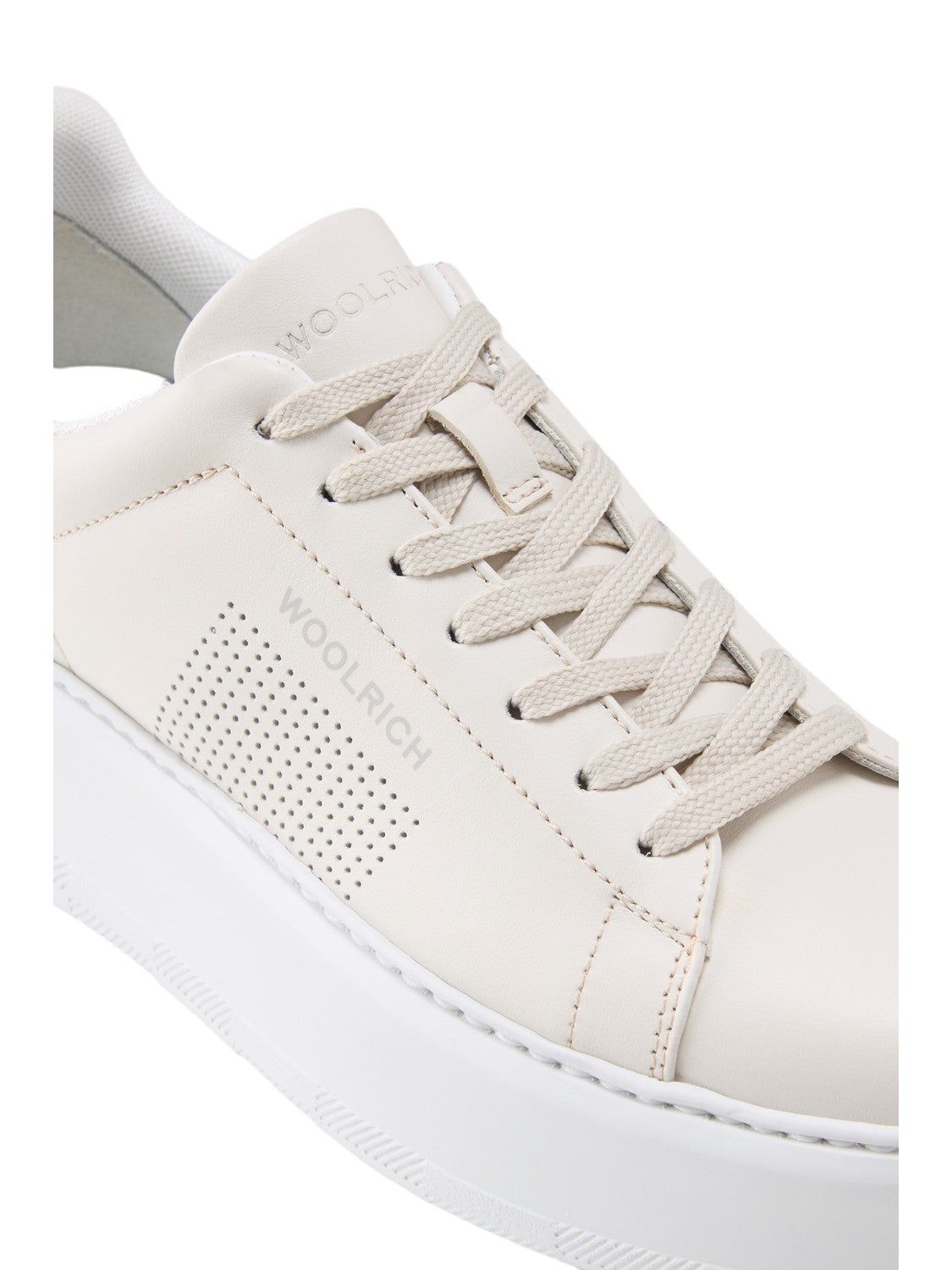 Sneakers Chunky Court in Pelle con Microforature-Sneakers-Woolrich-Vittorio Citro Boutique