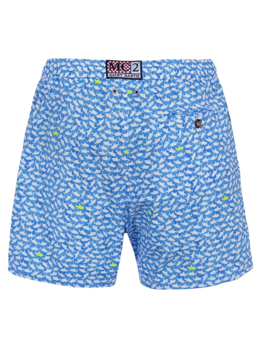 Costume da Bagno con Stampa Squali-Mc2 Saint Barth-Costumi da bagno-Vittorio Citro Boutique