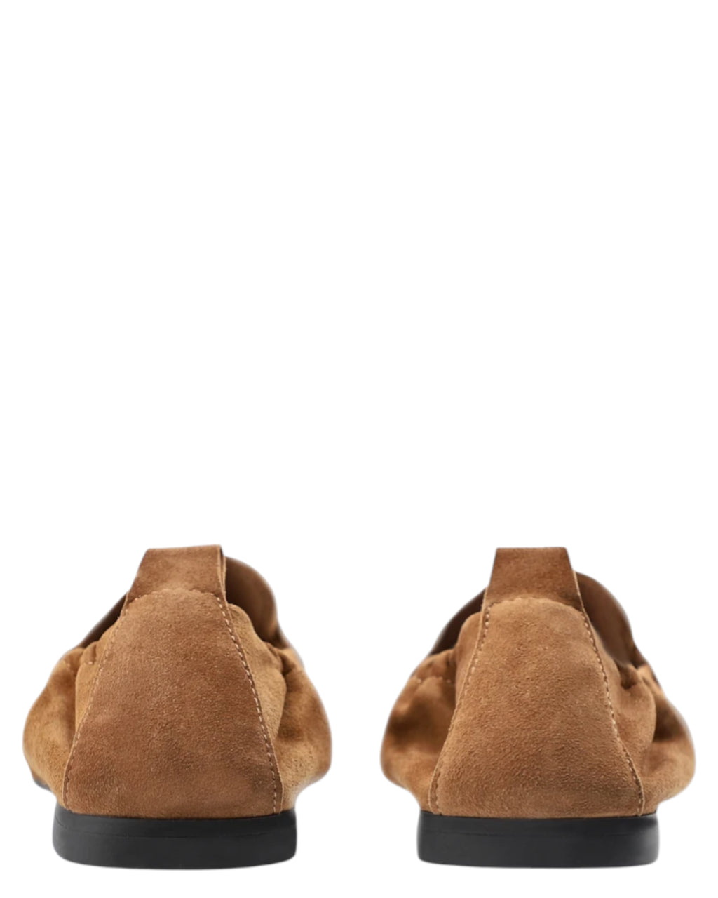 Women's Brown Suede Loafer - Women's Suede Loafer Sand