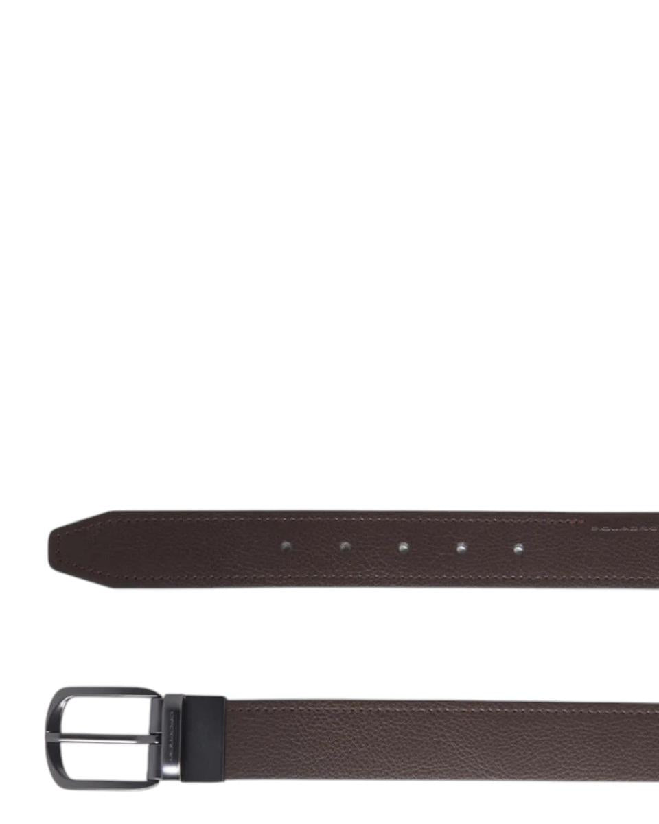 Cintura Uomo in Pelle con Fibbia ad Ardiglione-Piquadro-Cinture-Vittorio Citro Boutique