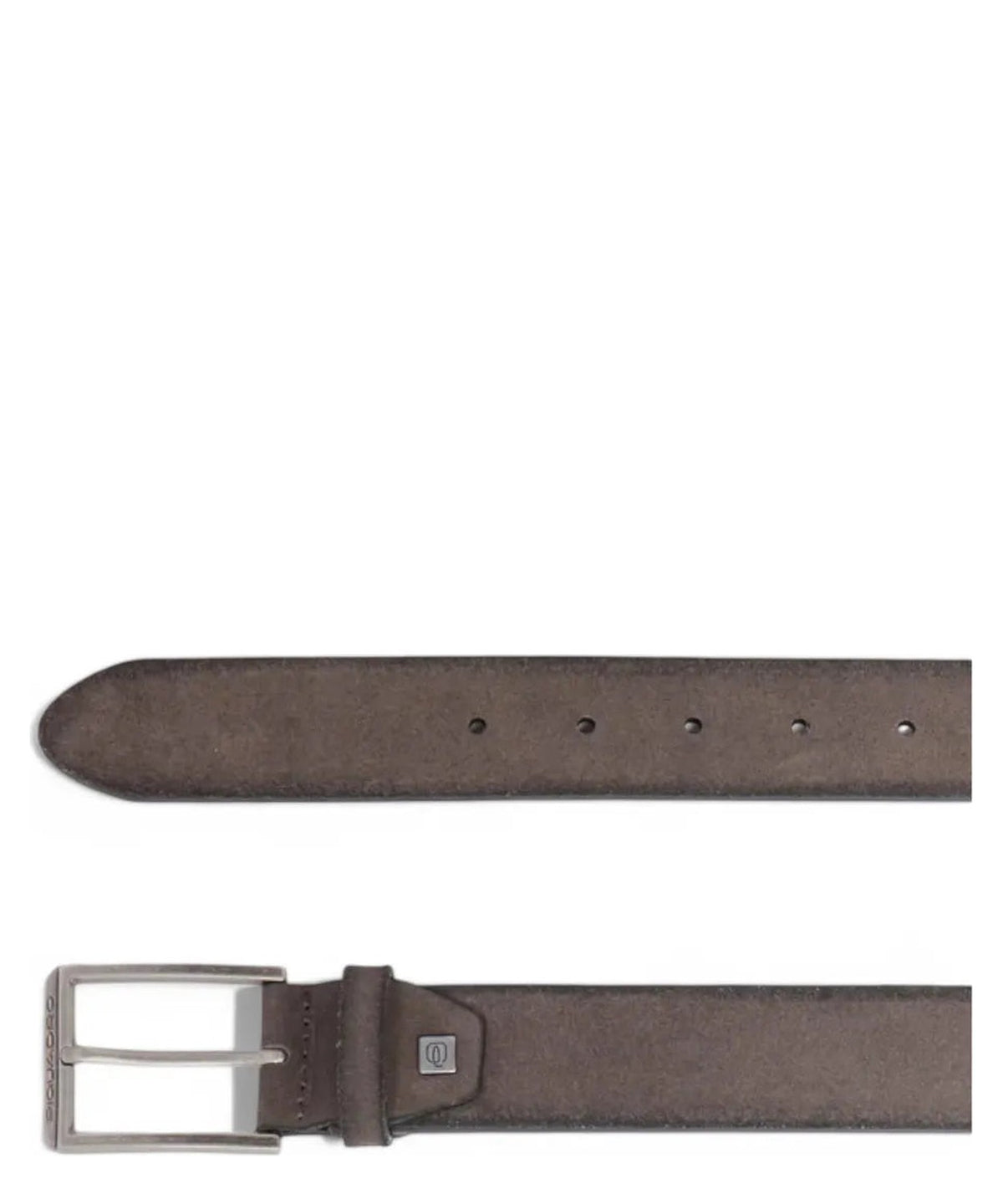 Cintura in camoscio con Fibbia ad Ardiglione-Piquadro-Cinture-Vittorio Citro Boutique