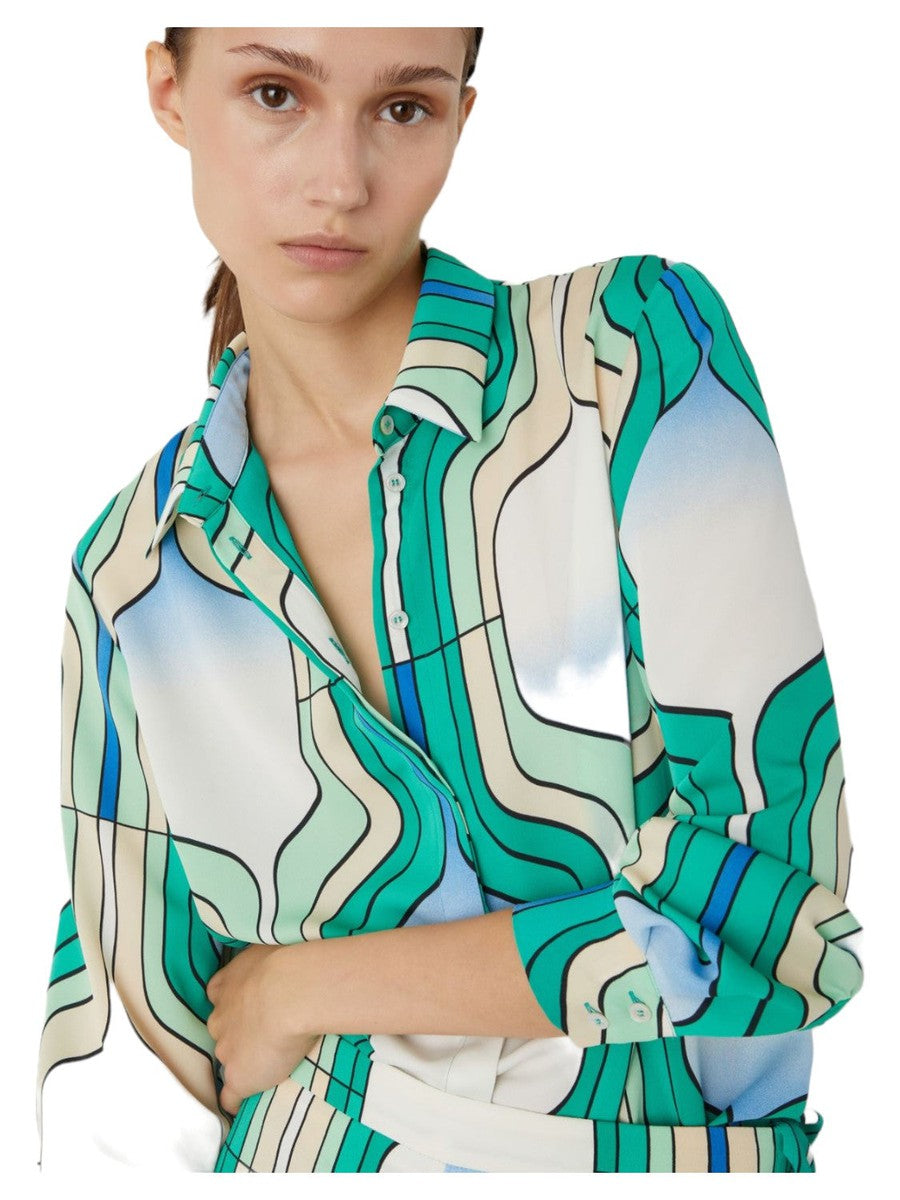 Camicia Sirena Fantasia Geometrica-Marella-Camicie-Vittorio Citro Boutique