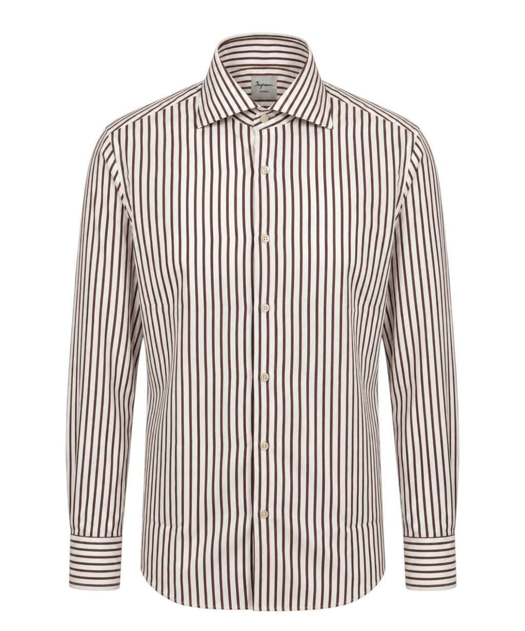 Ingram Dynamo Camicia Uomo a Righe Larghe Stretch