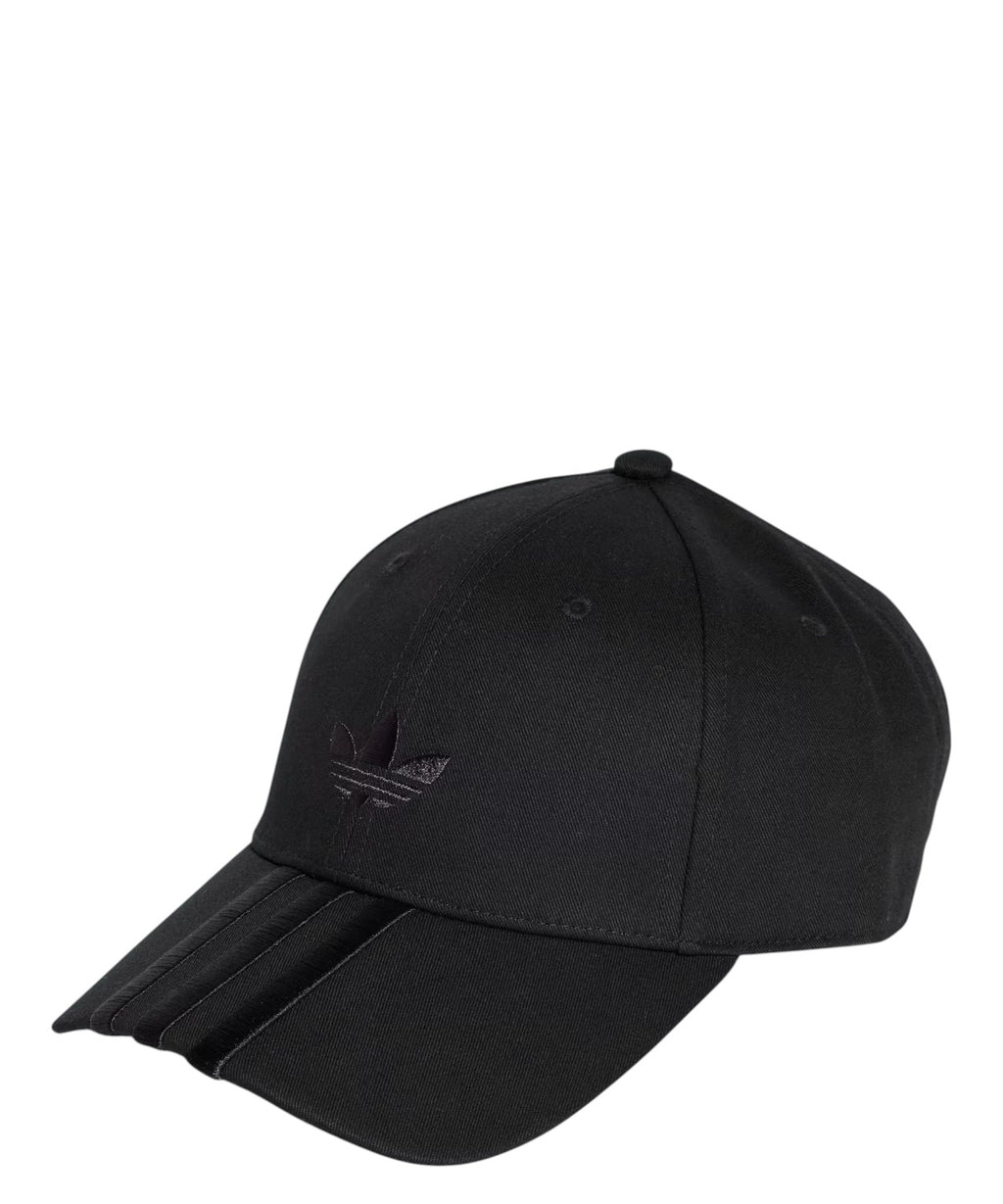 Cappellino adidas in twill di cotone con 3 strisce