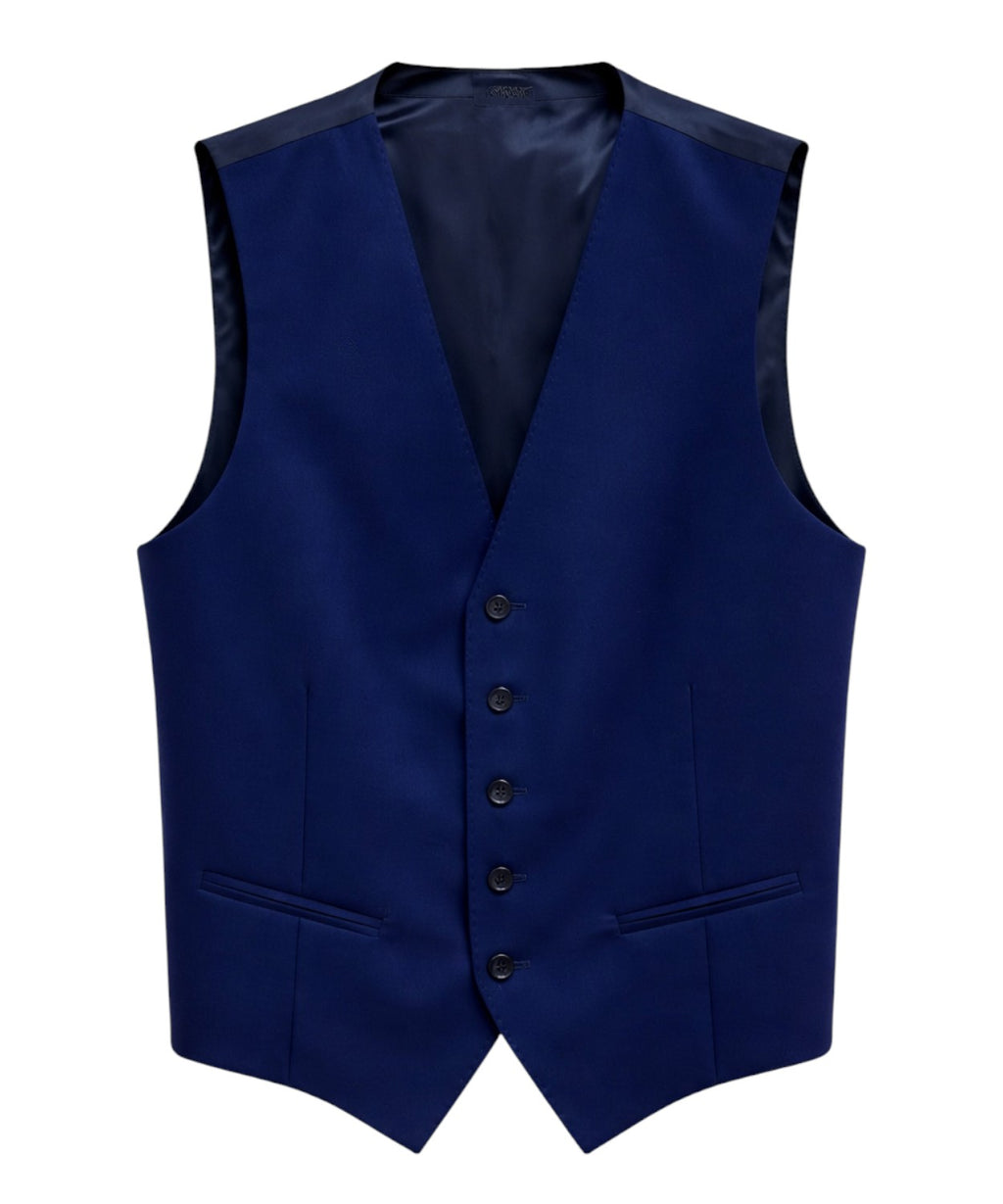 G. Capri Elegante blaue Herren-Festweste