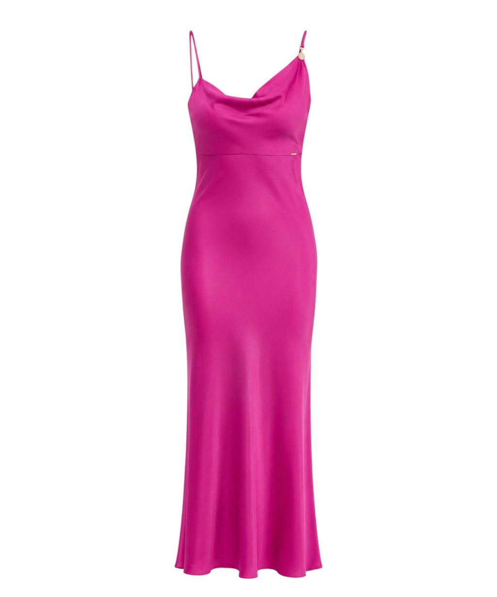 Twinset Fitted Dress with Asymmetric Straps