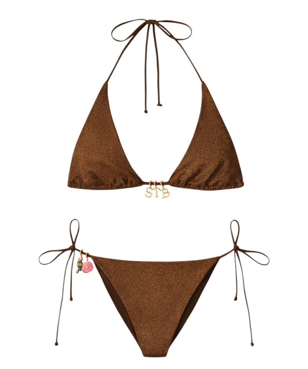 Bikini MC2 Saint Barth Guiana e Virgo con charms