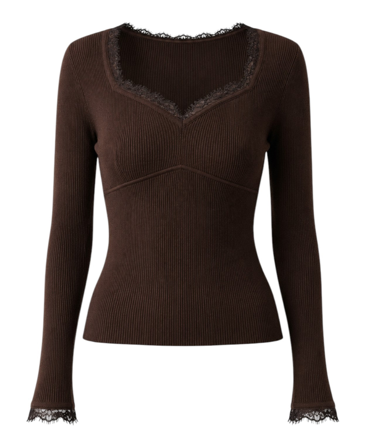 Maglia Donna Fitted con Pizzo Twinset