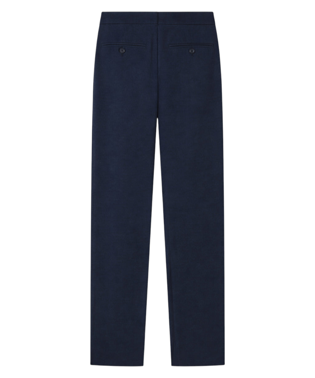 Emporio Armani Pantalone Dritto in Twill Lavato