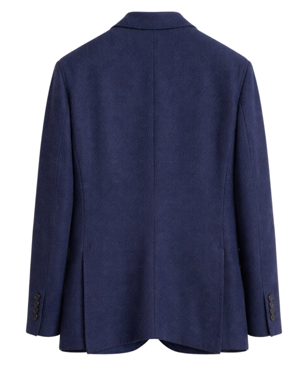 G. Capri Einreiher-Jacke aus Wollmisch-Piqué