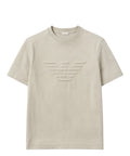 T-shirt uomo Emporio Armani con logo in rilievo