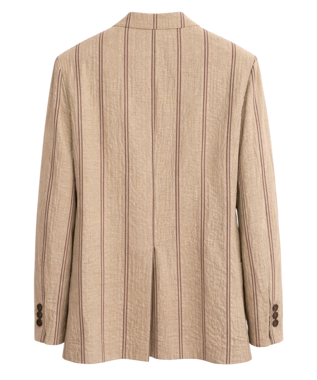 Giacca monopetto Lardini in lino a righe per uomo