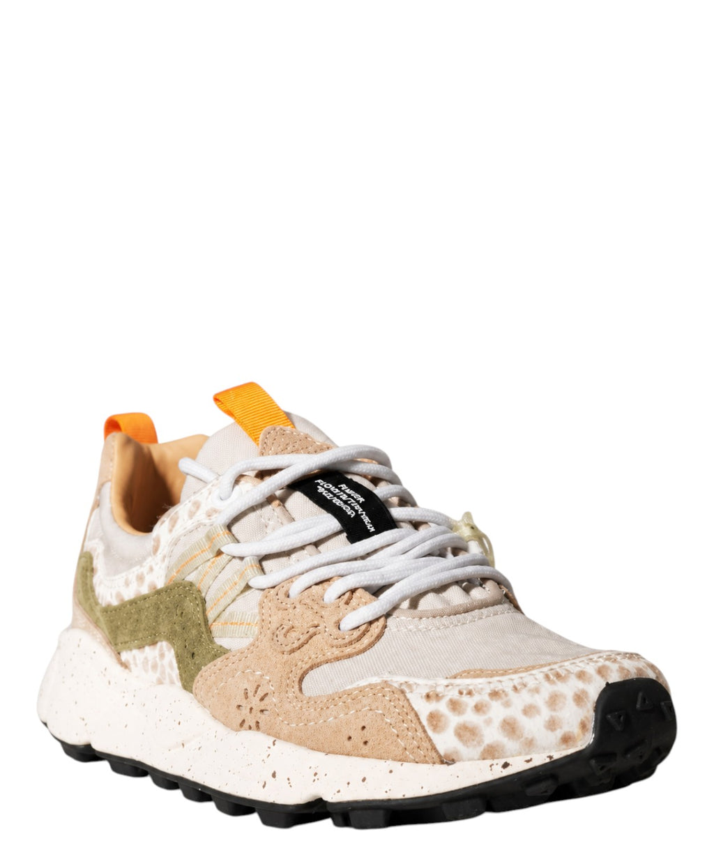 Sneakers Flower Mountain Yamano 3 in Suede e Cavallino