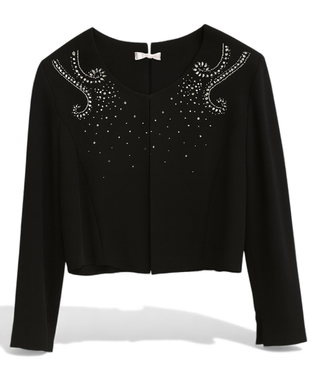 Coprispalle Tuwe con Strass Nero