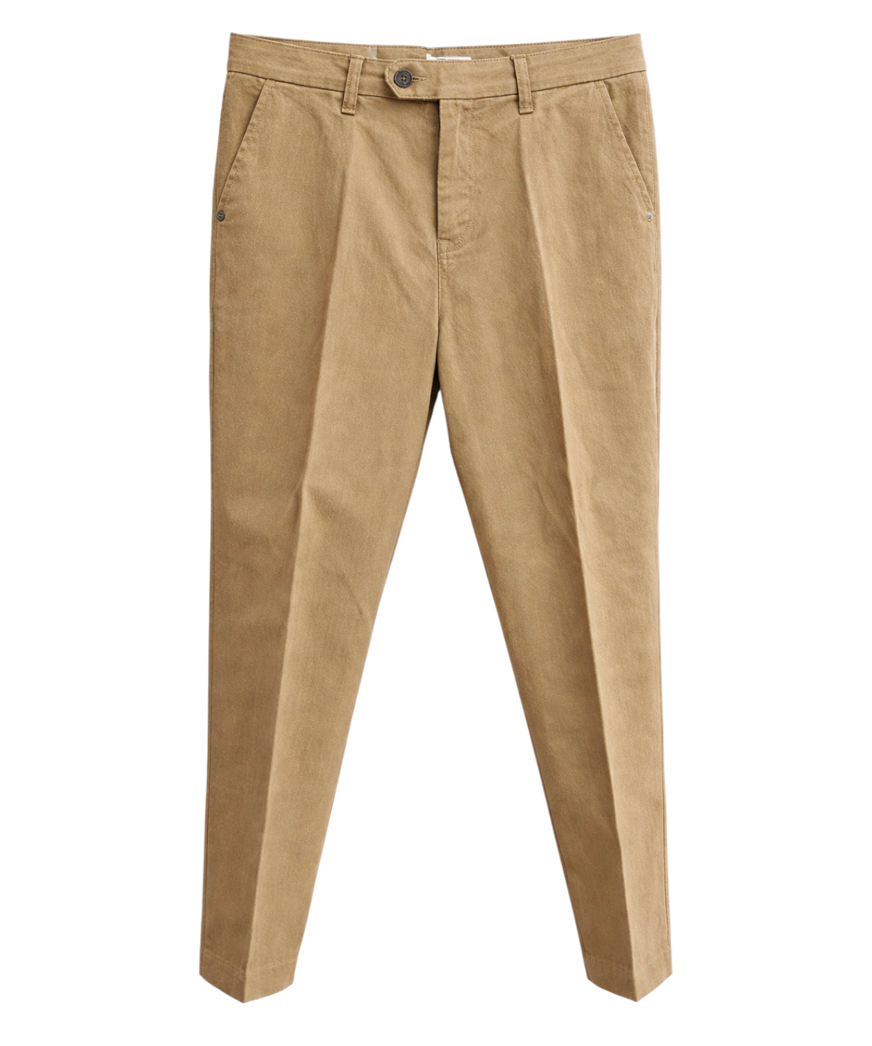 Pantalone uomo cotone beige Re-Hash con pinces