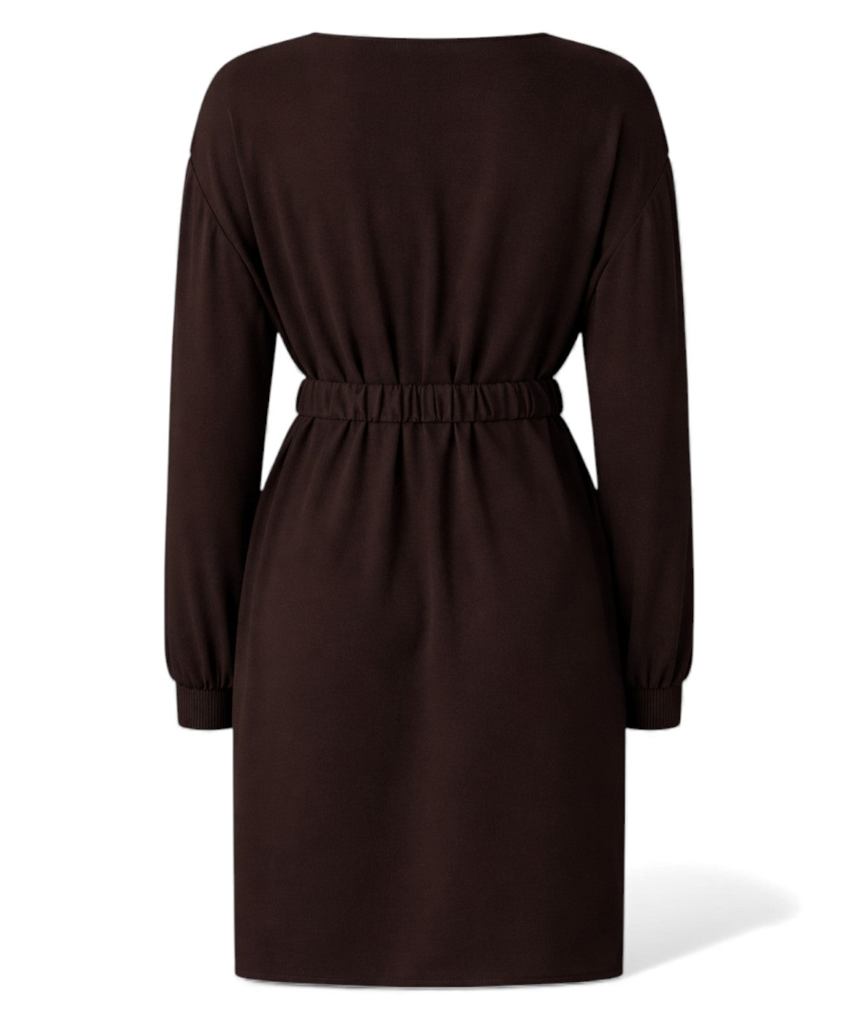 PINKO abito Sfumato corto in crêpe con cintura Love Birds