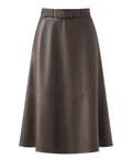 Gonna MM Max Mara in Simil Pelle per Donna Moderno